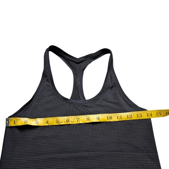 Lululemon Cool Racerback II *Race Length Black Active Run 7/18 Luxtreme Women 6 - Picture 8 of 9